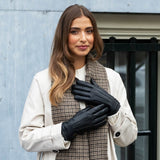 Women’s Black Leather Gloves Deerskin Emily - Schwartz & von Halen® UK - Premium Leather Gloves - 6