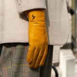 Yellow Leather Gloves Women Sarah - Schwartz & von Halen® UK - Premium Leather Gloves - 7