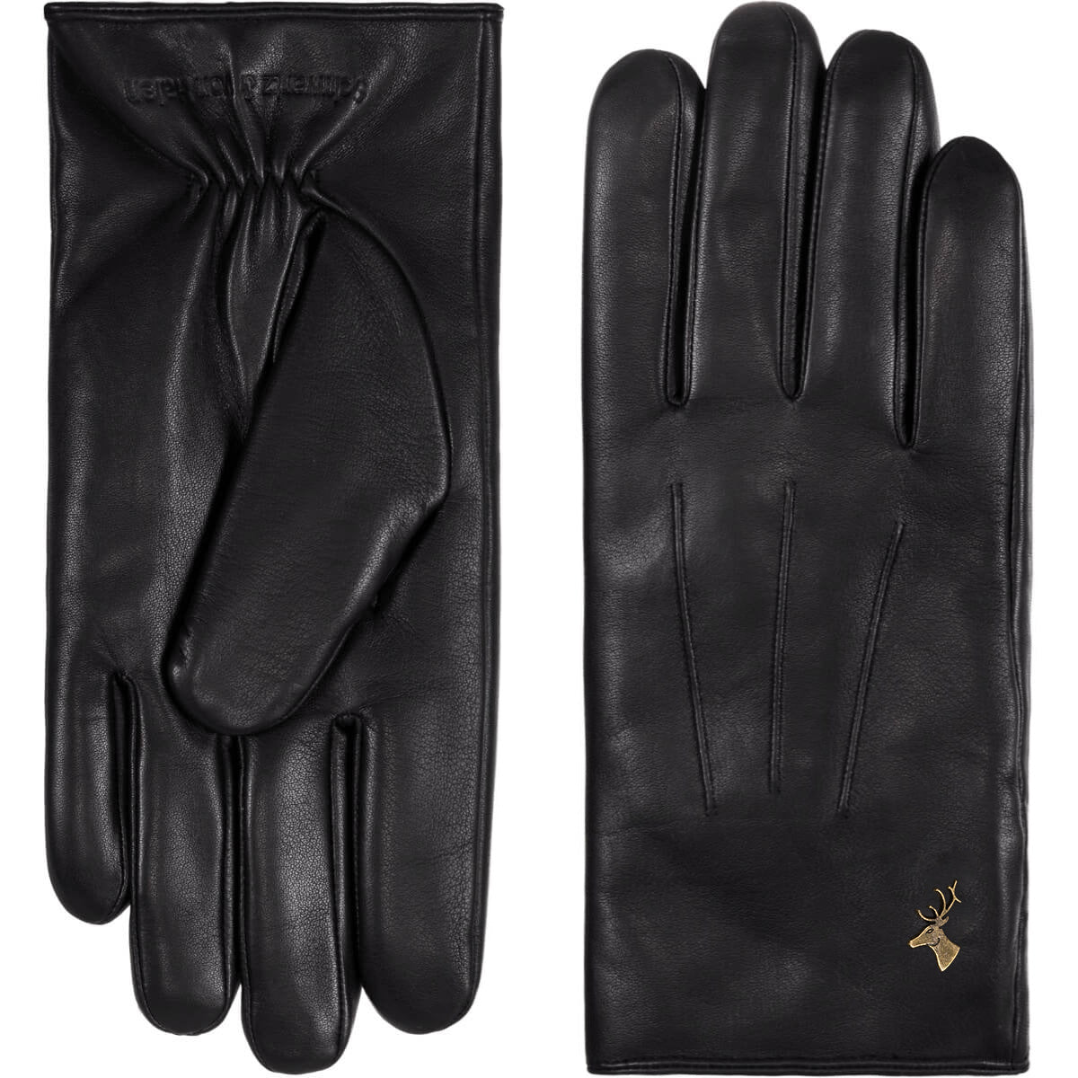 Leather Gloves Men Black Al Capone - Schwartz & von Halen® - Premium Leather Gloves - 2