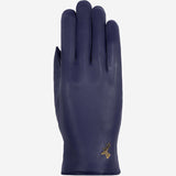 Ivy (blue) – sheepskin leather gloves with wool/cashmere lining & touchscreen feature  - Schwartz & von Halen - US - 1