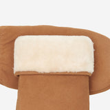 Hailey (camel) - suede goatskin mittens with luxurious sheep fur lining - Schwartz & von Halen - US - 3