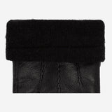 Harvey (black) - goatskin leather gloves with luxurious wool lining & touchscreen feature - Schwartz & von Halen - US - 3