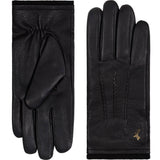 Men's Leather Gloves Black Harvey - Schwartz & von Halen® - Premium Leather Gloves - 2