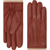 Men's Leather Gloves Cognac Harvey - Schwartz & von Halen® - Premium Leather Gloves - 2