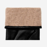 Ivy (black) – sheepskin leather gloves with wool/cashmere lining & touchscreen feature - Schwartz & von Halen - US - 3