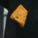 Ivy (yellow) - sheepskin leather gloves with wool/cashmere lining & touchscreen feature  - Schwartz & von Halen - US - 9