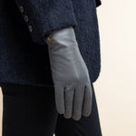 Leather Gloves Grey Women Alison - Schwartz & von Halen® UK - Premium Leather Gloves - 7