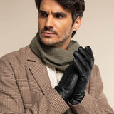 Black Leather Gloves Men Jake - Schwartz & von Halen® - Premium Leather Gloves - 6