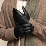 Black Leather Gloves Men Jake - Schwartz & von Halen® - Premium Leather Gloves - 7