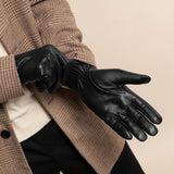 Black Leather Gloves Men Jake - Schwartz & von Halen® - Premium Leather Gloves - 11