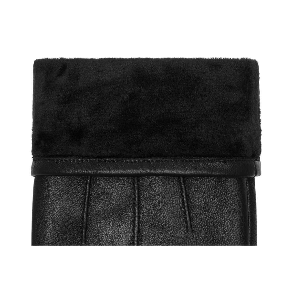Black Leather Gloves Men Jake - Schwartz & von Halen® - Premium Leather Gloves - 3
