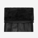 Jake (black) - sheepskin gloves with warm fleece lining & touchscreen feature  - Schwartz & von Halen - US - 3