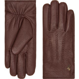 Brown Leather Gloves Men Jaxon - Schwartz & von Halen® - Premium Leather Gloves - 2