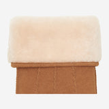 Josie (camel) - suede goatskin leather gloves with luxurious sheep fur lining