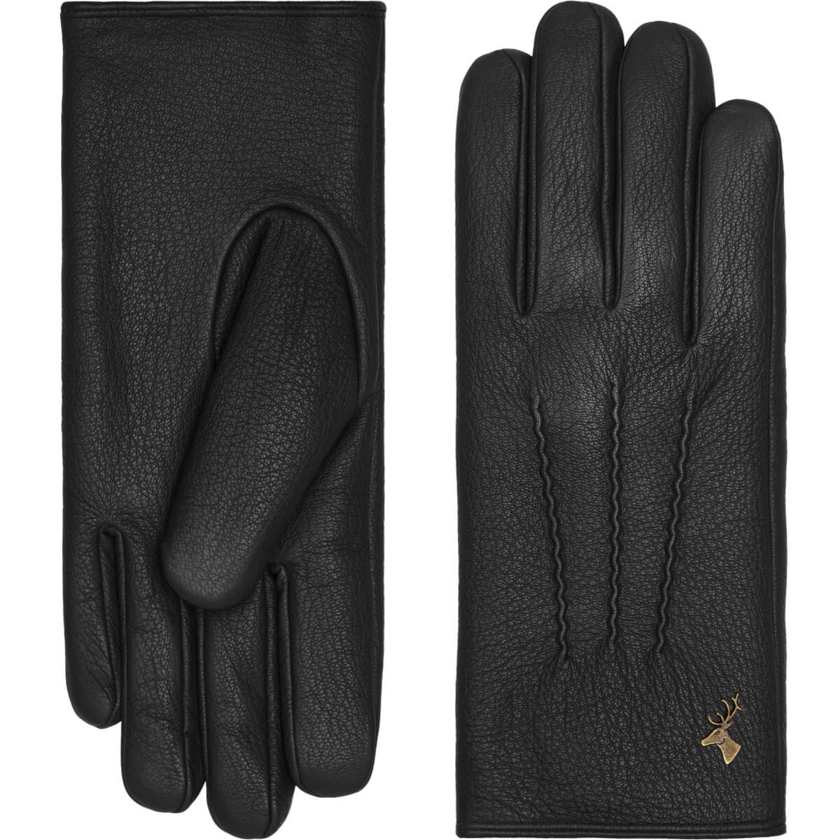 Black Leather Gloves Women Josie - Schwartz & von Halen® - Premium Leather Gloves - 2