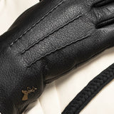 Black Leather Gloves Women Josie - Schwartz & von Halen® - Premium Leather Gloves - 12