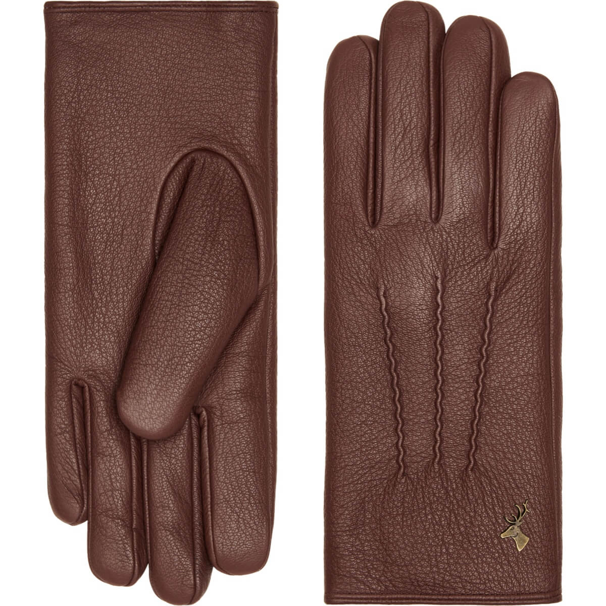 Brown Leather Gloves Women Josie - Schwartz & von Halen® - Premium Leather Gloves - 2