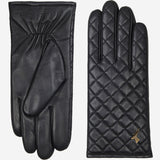 Kira (black) - sheepskin leather gloves with wool/cashmere lining & touchscreen feature  - Schwartz & von Halen - US - 2