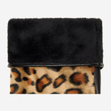 Leopard - sheepskin leather gloves with warm fleece lining & touchscreen feature  - Schwartz & von Halen - US - 3