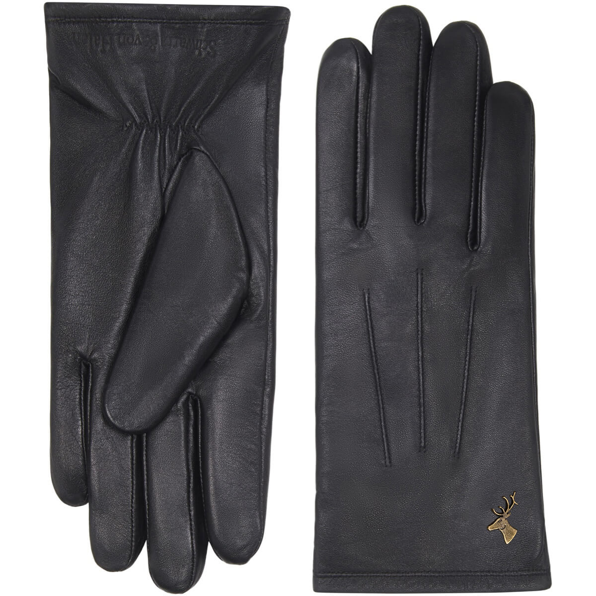 Women's Leather Gloves Black Lily - Schwartz & von Halen® - Premium Leather Gloves - 2