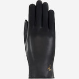 Luna - vegan leather gloves with warm fleece lining & touchscreen feature  - Schwartz & von Halen - US - 1