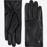 Luna - vegan leather gloves with warm fleece lining & touchscreen feature