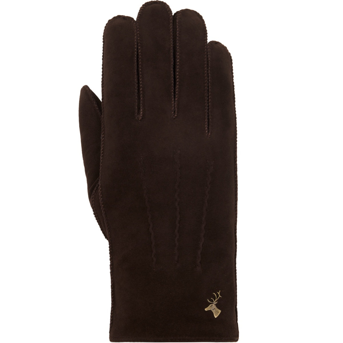 Suede Leather Gloves Brown Matthew - Schwartz & von Halen® - Premium Leather Gloves - 1