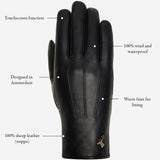 Olivia – sheepskin gloves with luxurious faux fur lining & touchscreen feature  - Schwartz & von Halen - US - 13