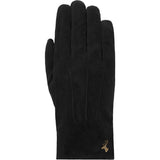 Suede Leather Gloves Black Men Rex - Schwartz & von Halen® - Premium Leather Gloves - 1