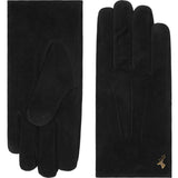 Suede Leather Gloves Black Men Rex - Schwartz & von Halen® - Premium Leather Gloves - 2