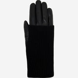 Riley – sheepskin leather gloves with knit cuff and touchscreen feature