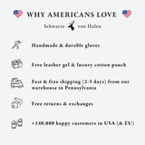 “Why Americans love Schwartz & von Halen leather gloves”