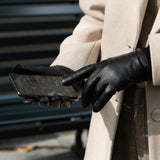 Women's Leather Gloves Black Riley - Schwartz & von Halen® - Premium Leather Gloves - 5
