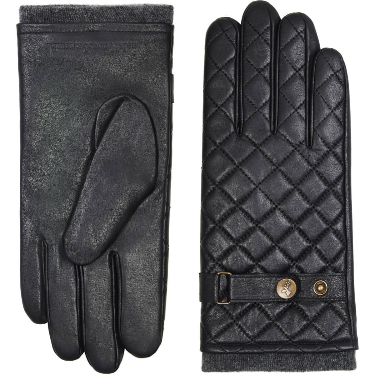 Classic Leather Gloves Men Black Smith - Schwartz & von Halen® - Premium Leather Gloves - 2