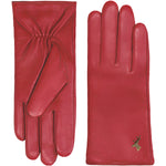 Red Leather Gloves Women Bardot - Schwartz & von Halen® - Premium Leather Gloves - 2
