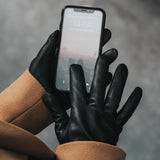 Women's Leather Gloves Black Ivy - Schwartz & von Halen® - Premium Leather Gloves - 5